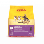 JosiDog Junior Sensitive, Josera dog food, JosiDog premium kibble, Josera puppy food, puppy food, junior dog food, dry food for young dogs, growing puppy nutrition, kibble for puppies, sensitive puppy food, gluten-free dog food, sensitive stomach puppy kibble, easy-to-digest dog food, gluten-free puppy recipe, premium dry dog food, German quality pet food, Life Protect dog food, complete feed for dogs, 2.7kg puppy food